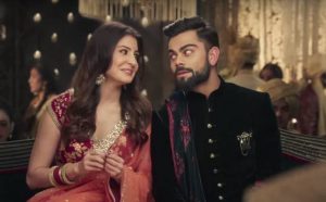 Virat Kohli and Anushka Sharma 