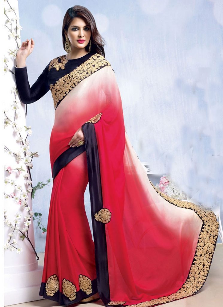 summer party wear saree